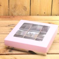 Bonbon doosjes - Chocolade doosje - Pastel roze presentatiedoos - 24 stuks