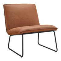 by fonQ Scotch Fauteuil - Microleder - Cognac - thumbnail