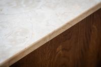 Afdekblad Loutro Marmer Mat Beige 140x200 cm