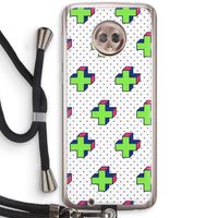 8-bit N°10: Motorola Moto G6 Transparant Hoesje met koord