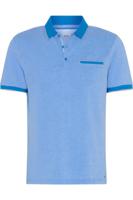 Brax Modern Fit Polo shirt Korte mouw lichtblauw