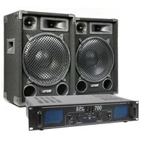 MAX Complete 700W Speakerset MAX12 met Versterker