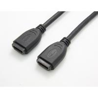 Value 12.99.3123 HDMI-kabel HDMI Verlengkabel HDMI-A-bus, HDMI-A-bus 0.20 m Zwart