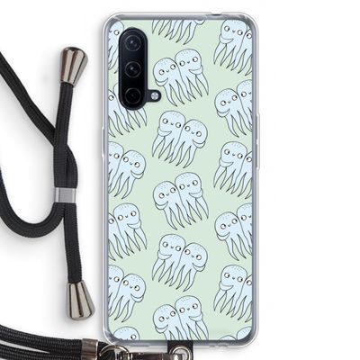 Octopussen: OnePlus Nord CE 5G Transparant Hoesje met koord
