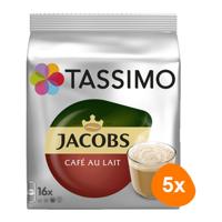 Tassimo - Jacobs Cafe au Lait - 5x 16 T-Discs