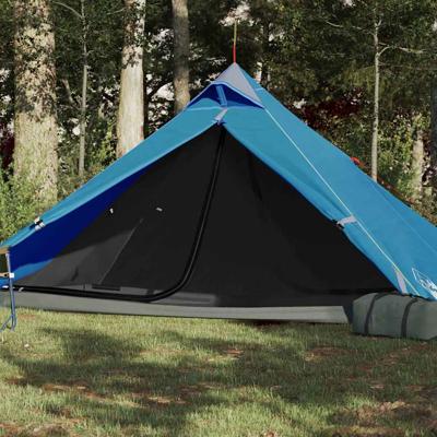 VidaXL Hangende tipi tent 1-persoons waterdicht blauw