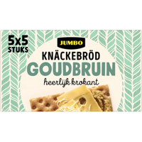 Jumbo Knackebrod Goudbruin Heerlijk Krokant 5 x 5 Stuks Jumbo Knackebrod Goudbruin Heerlijk Krokant 5 x 5 Stuks