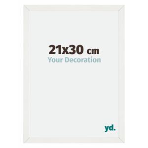 Fotolijst 21x30cm Wit Geveegd MDF Mura