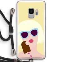 Ice cream: Samsung Galaxy S9 Transparant Hoesje met koord