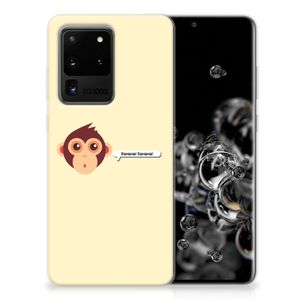 Samsung Galaxy S20 Ultra Telefoonhoesje met Naam Monkey