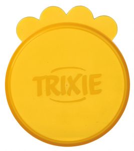 TRIXIE 24551 accessoire voor het voeren, drinken geven & verzorgen van honden en katten Geel Kunststof Hond Blikjesdeksel