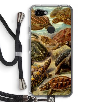 Haeckel Chelonia: Pixel 3a Transparant Hoesje met koord