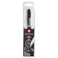 Sakura • gelly roll gelpen zwart, wit & transparant 3stuks