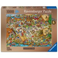 Ravensburger puzzel Time Travel Middle Ages - 1000 stukjes