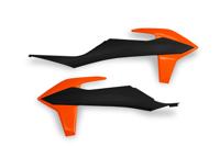 UFO PLAST Radiator covers ufo ktm black/ orange