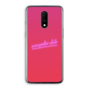Vice Glow: OnePlus 7 Transparant Hoesje