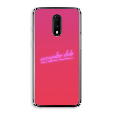 Vice Glow: OnePlus 7 Transparant Hoesje