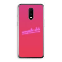 Vice Glow: OnePlus 7 Transparant Hoesje