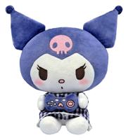 Sanrio Plush Figure Kuromi Pyjama Style M 22 cm