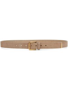 Brunello Cucinelli ceinture fine en cuir - Tons neutres