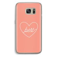 Best heart: Samsung Galaxy S7 Transparant Hoesje
