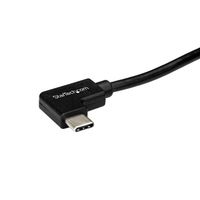 StarTech.com USB2CC1MR 1m USB C USB C Zwart USB-kabel - thumbnail