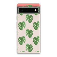 Monstera leaves: Google Pixel 6 Transparant Hoesje