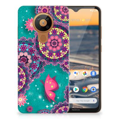 Nokia 5.3 | Hoesje maken | Cirkels en Vlinders
