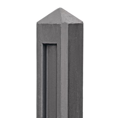 Berton borderpaal Hunze antraciet eindmodel 145 cm Tuindeco - Tuindeco