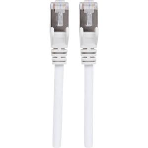 Intellinet 741910 RJ45 Netwerkkabel, patchkabel CAT 6a (losse kabel CAT 7) S/FTP 7.50 m Wit Halogeenvrij 1 stuk(s)