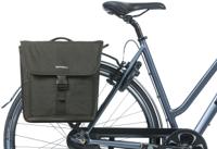 Basil GO-DOUBLE BAG MIK, dubbele fietstas, zwart, 32L, geschikt voor MIK systeemdragers/carrierplates - thumbnail