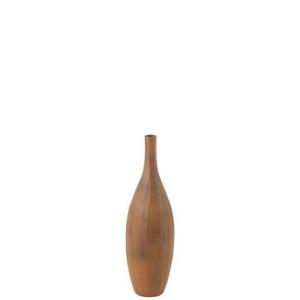 J-Line vaas Fles - terra - roest - small - 70 cm hoog