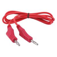 KS Tools 150.1667 Meetsnoer Banaanstekker 4 mm Banaanstekker 4 mm 1 m Rood 1 stuk(s)