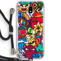 No Rules: Samsung Galaxy J3 (2017) Transparant Hoesje met koord