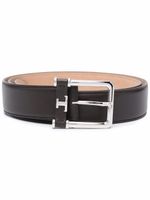 Tod's ceinture à plaque logo - Marron