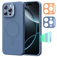 iPhone 16 Pro Max Cloud Soft Magnetic Case (Camera Control) - Light Blue