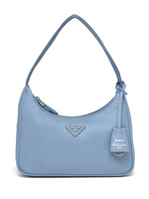 Prada mini sac porté épaule Re-Edition - Bleu
