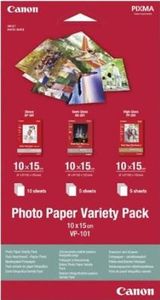 Canon VP-101 Photo Paper Variety Pack 10x15 cm. 1x10 u. 2x5 Vel