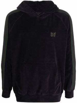 Needles hoodie à logo brodé - Violet