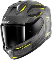SHARK Skwal i3 Linik, Integraalhelm, Mat Antraciet-Geel-Zwart AYK