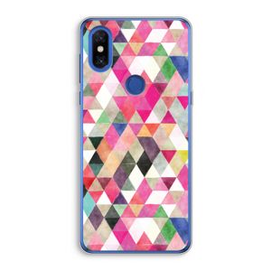 Gekleurde driehoekjes: Xiaomi Mi Mix 3 Transparant Hoesje