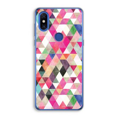 Gekleurde driehoekjes: Xiaomi Mi Mix 3 Transparant Hoesje