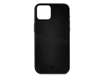 Senza Senza Pure Leather Cover with Card Slot Apple iPhone 14 Deep Black