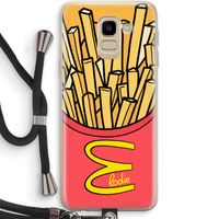 McElodie: Samsung Galaxy J6 (2018) Transparant Hoesje met koord