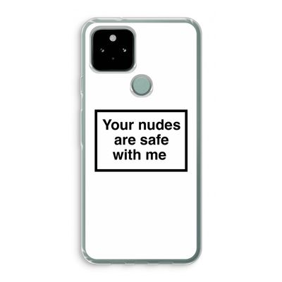 Safe with me: Google Pixel 5 Transparant Hoesje