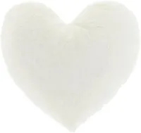 Unique Living kussen heart 45x35cm dove white