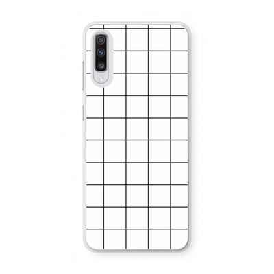 Rooster: Samsung Galaxy A70 Transparant Hoesje