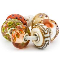 Trollbeads TGLBE-00218 Set Kralen Vredige tuin zilver-glas - thumbnail