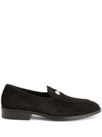 Giuseppe Zanotti mocassins Archibald en daim - Noir - thumbnail