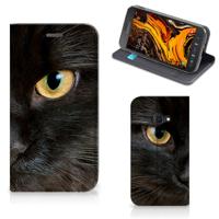 Samsung Galaxy Xcover 4s | Hoesje maken | Zwarte Kat